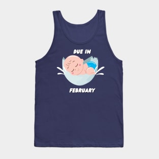 Due in February for the Mother to be gift Tank Top